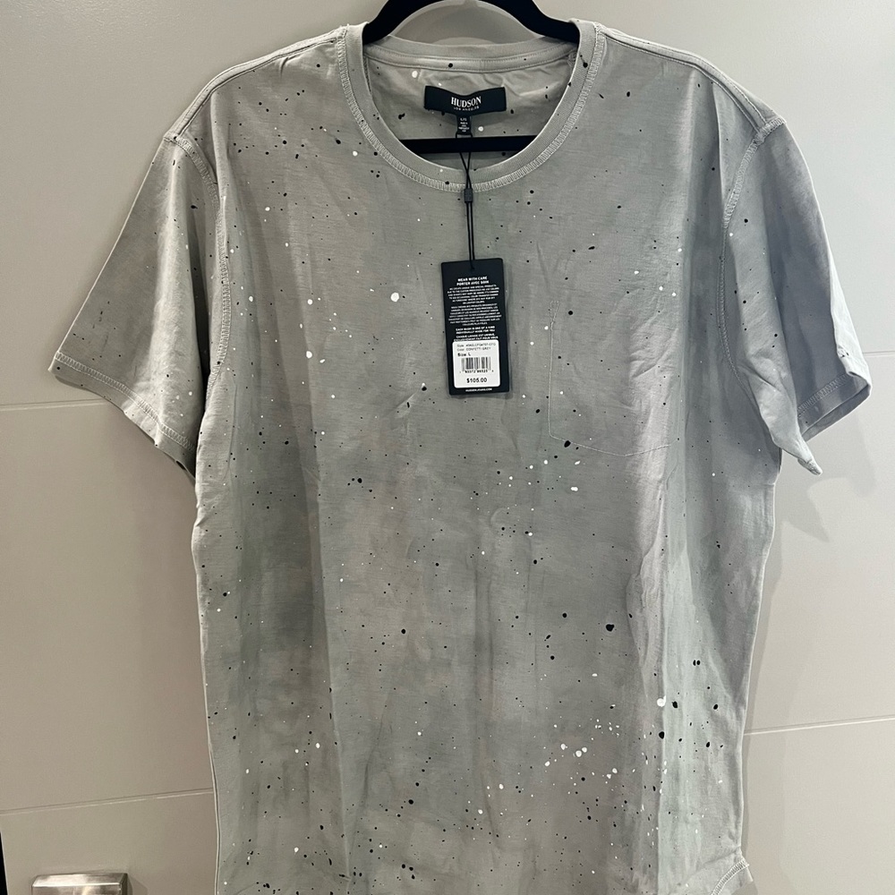 Gray Hudson Jeans Shirt BRAND NEW